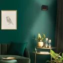 Steinhauer wall luminaire MURO up / down, square, flat, adjustable G9 IP20, black matt dimmable