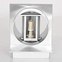 Steinhauer wall luminaire MURO up / down, square, cylindrical, adjustable G9 IP20, steel brushed dimmable