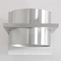 Steinhauer wall luminaire MURO up / down, square, cylindrical, adjustable G9 IP20, steel brushed dimmable