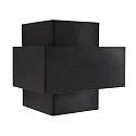 Steinhauer Wandleuchte MURO, Up/Down, 1-flammig, G9, 3W, 2700K, 300lm, dimmbar, schwarz matt / innen gold matt