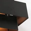 Steinhauer Wandleuchte MURO, Up/Down, 1-flammig, G9, 3W, 2700K, 300lm, dimmbar, schwarz matt / innen gold matt