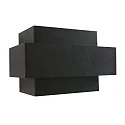 Steinhauer Wandleuchte MURO, Up/Down, 2-flammig, 2x G9, 3W, 2700K, 300lm, dimmbar, schwarz matt / innen gold matt