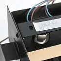 Steinhauer Wandleuchte MURO, Up/Down, 2-flammig, 2x G9, 3W, 2700K, 300lm, dimmbar, schwarz matt / innen gold matt