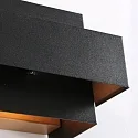 Steinhauer Wandleuchte MURO, Up/Down, 2-flammig, 2x G9, 3W, 2700K, 300lm, dimmbar, schwarz matt / innen gold matt