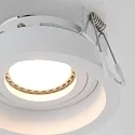 Steinhauer Einbauleuchte PÉLITE SPOT, IP20, rund, Ø 10cm, rückversetzt, GU10 max. 40W, starr, weiß matt