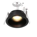 Steinhauer recessed luminaire PÉLITE SPOT round, rigid, set back GU10 IP20, white matt dimmable