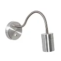 LED Wandleuchte UPROUND, 1-flammig, GU10, 4,9W, 2700K, IP20, stahl