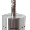 LED Wandleuchte UPROUND, 1-flammig, GU10, 4,9W, 2700K, IP20, stahl