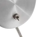 LED Wandleuchte UPROUND, 1-flammig, GU10, 4,9W, 2700K, IP20, stahl