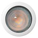 Mexlite LED Wandleuchte UPROUND, 1-flammig, GU10, 4,9W, 2700K, IP20, weiß
