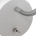 Mexlite LED Wandleuchte UPROUND, 1-flammig, GU10, 4,9W, 2700K, IP20, weiß
