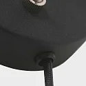 Mexlite wall luminaire UPROUND 1 flame GU10 IP20, black 