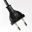Mexlite wall luminaire UPROUND 1 flame GU10 IP20, black 