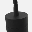 LED Wandleuchte UPROUND, 1-flammig, GU10, 4,9W, 2700K, IP20, stahl