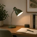 Steinhauer table lamp SPRING tiltable E27 IP20, green 