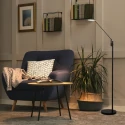 Steinhauer LED Stehleuchte DAPHNE, 1-flammig, 7W, 2700-4000K, 700lm, IP20, dimmbar, schwarz