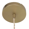 Mexlite Pendelleuchte GRAZIOGLASS, E27, Ø 14cm, messing