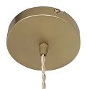 Mexlite Pendelleuchte GRAZIOGLASS, E27, Ø 14cm, messing