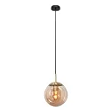 Pendelleuchte BOLLIQUE, E27, Ø 20 cm, messing