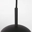 Steinhauer Pendelleuchte BOLLIQUE, E27, Ø 20 cm, schwarz