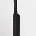 Steinhauer Pendelleuchte BOLLIQUE, E27, Ø 20 cm, schwarz