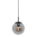 Steinhauer Pendelleuchte BOLLIQUE, E27, Ø 25 cm, schwarz