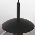 Steinhauer Pendelleuchte BOLLIQUE, E27, Ø 25 cm, schwarz