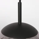 Steinhauer Pendelleuchte BOLLIQUE, E27, 6-flammig, Baldachin eckig, schwarz