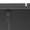 Steinhauer pendant luminaire BOLLIQUE 6 flames E27 IP20, black dimmable