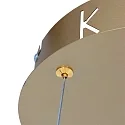 pendant luminaire RINGLUX LED IP20, gold dimmable