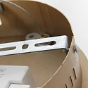 pendant luminaire RINGLUX LED IP20, gold dimmable