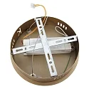 pendant luminaire RINGLUX LED IP20, gold dimmable