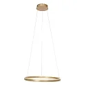 pendant luminaire RINGLUX LED IP20, gold dimmable