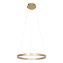 pendant luminaire RINGLUX LED IP20, gold dimmable