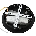 Steinhauer pendant luminaire RINGLUX LED IP20, black dimmable