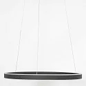 Steinhauer pendant luminaire RINGLUX LED IP20, black dimmable