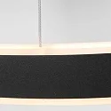 Steinhauer pendant luminaire RINGLUX LED IP20, black dimmable