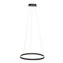 Steinhauer pendant luminaire RINGLUX LED IP20, black dimmable