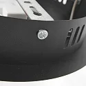 Steinhauer pendant luminaire RINGLUX LED IP20, black dimmable