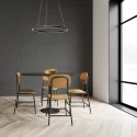 pendant luminaire RINGLUX LED IP20, gold dimmable
