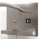 LED Wandleuchte UPROUND, 1-flammig, USB, GU10, 4,9W, 2700K, P20