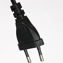 Mexlite LED Wandleuchte UPROUND, 1-flammig, USB, GU10, 4,9W, 2700K, P20, schwarz