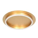 ceiling luminaire RINGLUX 1 flame IP20, gold dimmable
