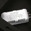 Steinhauer LED Deckenleuchte RINGLUX, 1-flammig, 20W, 2700K, 2000lm, IP20, dimmbar, schwarz
