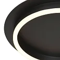 Steinhauer LED Deckenleuchte RINGLUX, 1-flammig, 20W, 2700K, 2000lm, IP20, dimmbar, schwarz