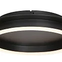 Steinhauer LED Deckenleuchte RINGLUX, 1-flammig, 20W, 2700K, 2000lm, IP20, dimmbar, schwarz