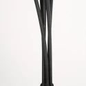 Steinhauer Stehleuchte BAMBUS 5-flammig, 5xE14, IP20, dimmbar, schwarz, holz
