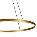 Steinhauer pendant luminaire RINGLUX up / down IP20, gold dimmable