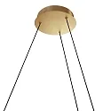 Steinhauer pendant luminaire RINGLUX up / down IP20, gold dimmable
