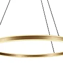 Steinhauer pendant luminaire RINGLUX up / down IP20, gold dimmable